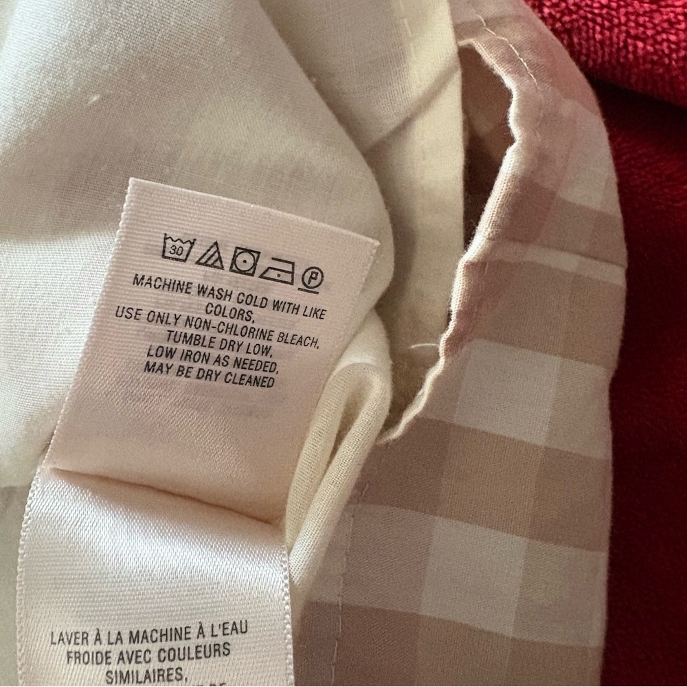 Anthrooplogie HD in Paris Ribboned Poplin Ginham Dress Size 10 - Picture 7 of 10